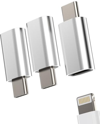 Adattatore da Lightning a USB C Jack (3Pack) per Apple Femmina Cavo per Iphone 15 Pro Max Plus per iPad Macbook Air Type C Spinotto Accessori Compatibile con Samsung Type-c Maschio Presa Convertitore