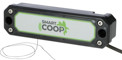 Kerbl Hobbyfarming SmartCoop Poulie pour porte à poules, trappe à poules, détection de lumière extérieure, fabriquée en Allemagne