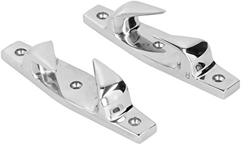 2 Piezas Cabos de Amarre de 6in Escobenes Izquierdo y Derecho de Acero Inoxidable 316 Accesorios Marinos para Barcos y Yates