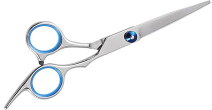 Tijeras De Pelo Profesionales Para Peluquería Y Barbería Tijeras De Corte De Precisión Con Tornillo Azul Herramientas De Aseo Para Uso Salón Y Hogar