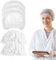 CACAZI 500 Pcs Disposable Hat Nets, Hair Nets for Catering, Elastic Bouffant Caps for Men & Women, Head Cover Nets for Healthcare, Food Industry & Beauty Services