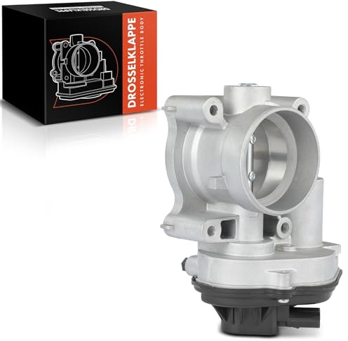 Frankberg Válvula de mariposa Cuerpo de mariposa Gasolina Compatible con Focus C-Max DM2 1.8L Focus II Turnier DA DS FFS 1.8L Mondeo IV Turnier BA7 2.0L S-Max WA6 2.0L Focus II cabrio 2.0L 4M5G9F991FA