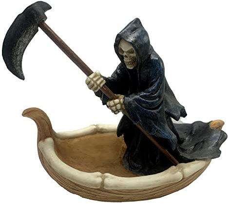 Black Harvester with Sickle - Ferryman of The Dead