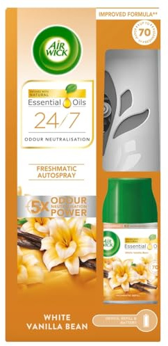 Air Wick Freshmatic Air Freshener Kit - White Vanilla Bean 250ml