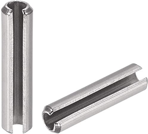 XYWHPGV Pasador de resorte ranurado - M5 x 50 mm Pasadores de pasador de rollo de resorte divididos de acero inoxidable 304 Acabado liso 20 piezas(2cff2 95dbc c4fdf 7cd68 2f923 6208e