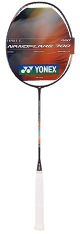 Yonex 2024 NanoFlare 700 Pro Badminton Racket, Midnight Purple, UNSTRUNG