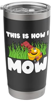 Remote Control Robot Mower Cool Automatic Robotic Lawn Mower Stainless Steel Insulated Tumbler