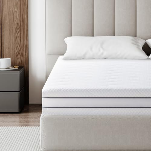 EGO HOME Matratze 140x200 cm Härtegrade H2 und H3, 7-Zonen Ergonomisch Kaltschaummatratze aus Gel Memory Foam, 2 in 1 Schaumstoffmatratze 16cm Höhe, Wendematratze Öko-Tex Zertifiziert