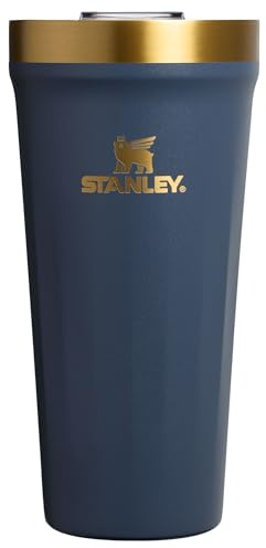 STANLEY Everyday Tumbler 20 oz | Press Fit Drink Through Lid | Beverage, Coffee, and Cocktail Cup | Insulated Stainless Steel Wine Glass | BPA-Free | Twilight Gold PVD
