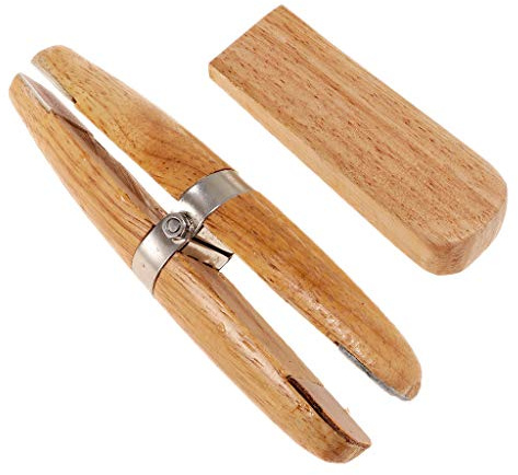 Natural Wooden Jewelers Ring Clamp Wood Jewelry Vise Tool Holder Hold Rings