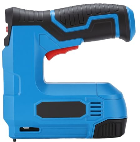 Zhjvihx Kabelloses Brad-Nagler-Heftgerät-Set, 2-in-1-elektrische Wiederaufladbare Nagelpistole mit 1000 Heftklammernnägeln, Leistungsstarke Brad-Nagler für Holzbearbeitung, Polsterung,