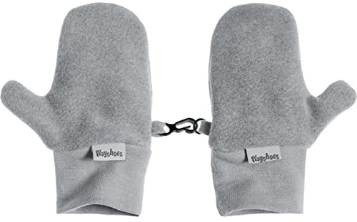 Playshoes Mitaines,,, Moufles Gants Mixte Enfant Gris Taille 3 (4-6 ans)