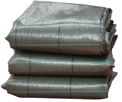 Benimeli Suelo de Camping | Alfombra de Lonas | Malla Ocultación (4x5 m) | Alfombra de Lonas Exterior Anti-UV 130 g/m² · Con Ojetes · Cobertura Piscina y Malla Ocultación Jardín · Verde
