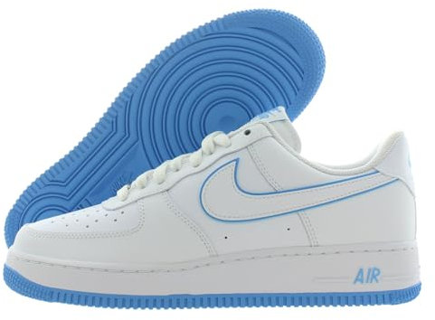 Nike, Basketballschuhe Herren 46 EU, Weiße Universität Blau Weiß, 46 EU
