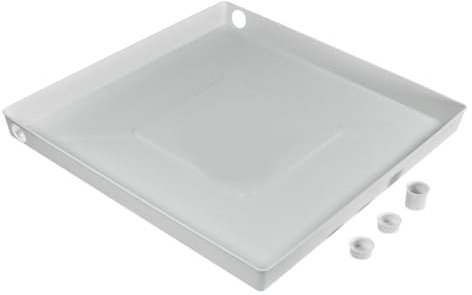 ensipart Bodenwanne 65x65 cm universell einsetzbar für Waschmaschine oder Geschirrspüler Leckwasserschutzwanne