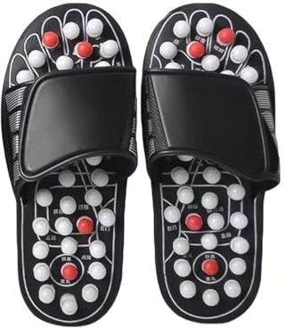 POFET 1 Paire de Chaussures de Massage des Pieds, Pantoufles, Masseur de Pieds et Masseur d'épine calcanéenne pour soulager la fasciite Plantaire et améliorer la Circulation Sanguine
