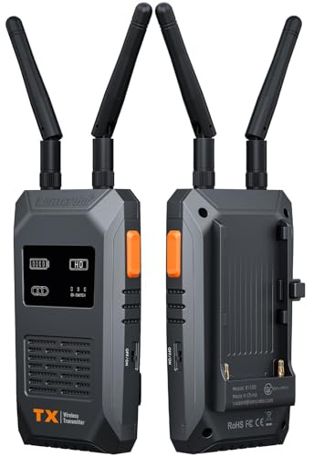 Lemorele Transmisor y Receptor HDMI Inalámbrico con Salida en Bucle, Transmisión 5G HDMI Compatible con hasta 4 receptores, Alcance 200M，para conectar portátiles, videocámaras a HDTV/monitores