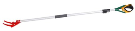 Leefasy Fruits Picker Tool Multifunctional Telescopic Long Reach Sturdy Fruit Tree Harvester Pears Picker for Mango Pears Guavas