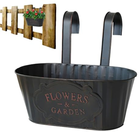 Planter för räcke på Metallkruka för balkong