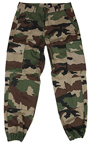 Inconnu Pantalon Treillis Francais F2 Camouflage (38)