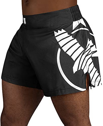 Hayabusa Icon Kickboxing Shorts - Zwart / Wit