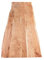 SAM Tischplatte 160x60 cm Curt, Holzplatte Akazienholz massiv + naturfarben + lackiert, Baumkanten-Platte für Heimwerker, Arbeitsplatten, Tische & Fensterbretter