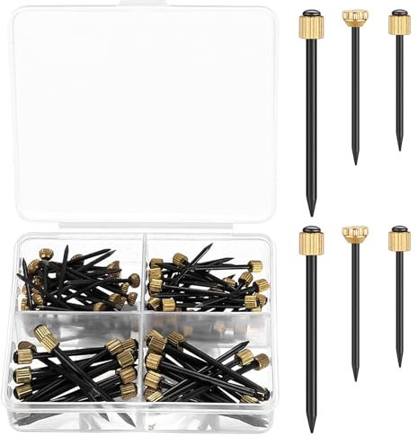 90 Pièces Clous de Suspension de Tableaux, Clous de Cintres Photo, Clous de Cadre Photo, Clous Muraux en Acier pour Suspendre des Photos, Cadres Photo, Miroir sur Bois de Béton Plâtre