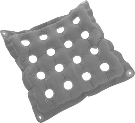 KOMBIUDA Aufblasbares Sitzkissen Für Fahrzeug Und Flugreisen Tragbares Kissen Mit Beflockung Für Langes Sitzen Im Büro Oder Outdoor