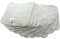 MuslinZ 12PK Tücher Bambus-Baumwolle Mix Terry Tücher 20x20 cms Gesicht Tuch waschbare Wiederverwendbare Baby (weiß)