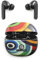 Music Sound | TWS in Ear | Intra-Auriculaires Stereo Bluetooth Wireless con Estuche de Carga - 5 Horas de Batería - Control Táctil y Led de Batería - Fantasia Círculo