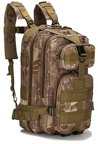 Topyond Sac De Chasse,20-35L Sac a Dos Chasse Camouflage En Plein Air,Durable Et Polyvalent,Sacs à Dos De Randonnée Pour Camping, Escalade, Cyclisme, Randonnée, Alpinisme