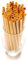 Disposable Eco Drinking Straws 20cm | Made from Reed Grass Material | Biodegradabel & Compostable | 100% Plastic Free (250)