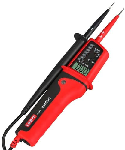 UT15C Two Pole Voltage and Continuity Tester - Waterproof, AC/DC Voltage Testers, 12V ~ 690V Range, 3-Phase AC Phase Rotation Test, Can Determine The Zero Line and Fire Line - Continuity Tester