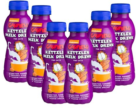 Cat Milk 200ml X Pack Of 6 - Helps To Provide Essential Vitamins, Is Taurine Enriched And Lactose Reduced - A Complementary Feed For Kittens And Cats