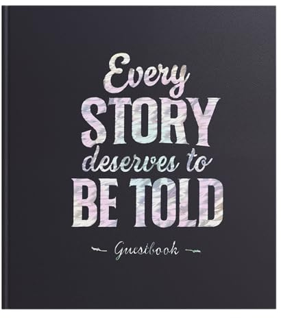 Exacompta - Ref. 392E – 1 libro de visitas – formato 21 x 19 cm – Cubierta de papel laminado brillante efecto piel sintética – Rebanada plateada – Sellado holográfico – 140 páginas blancas lisas