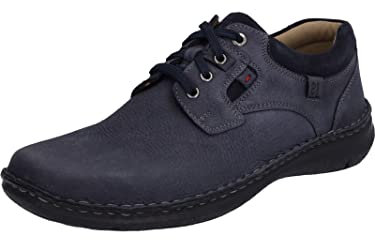 Josef Seibel Herren Low-Top Sneaker Anvers 36,Weite K (Extra weit),Wechselfußbett,Sportschuhe,Freizeitschuhe,Turnschuhe,Blau (Ocean),42 EU