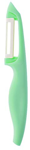 Plastic Handle Ceramic Blade Peeler Kitchen Utensil for Food Cooking - Potato Skin Peeler with Ceramic Blade - Swivel Apple Knife Peelers