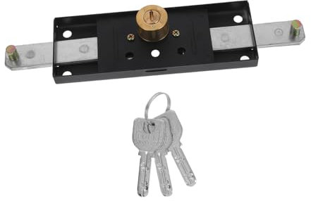 Mipcase Serratura A Per Porte Di Magazzino Serratura Per Porta A Saracinesca Del Garage Serratura Di Sicurezza Per Porta Da Garage Serratura Per Serranda Avvolgibile Per Garage