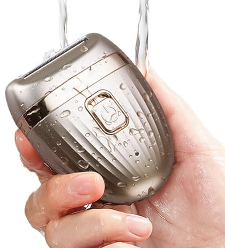 Depilatore Bikini Elettrico per Donna,Rasoio Elettrico Senza Fili per Depilazione Intima - Rasoio Elettrico Senza Fili Indolore per Ascelle Gambe e Delicate Corpo Femminile