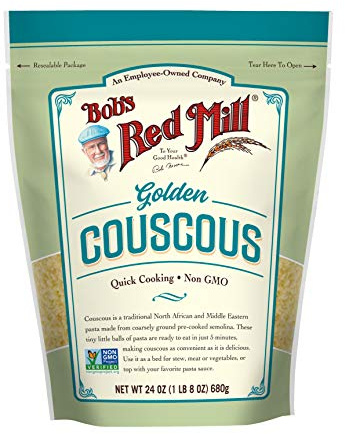 Bob's Red Mill Golden Couscous, 24oz (Pack of 1) - Non GMO, Vegan, Moroccan-Style,Kosher