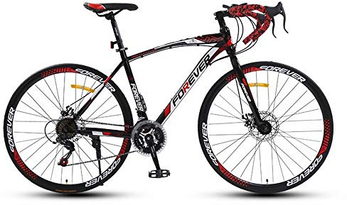 MU Vélo De Route Course Étudiant Mâle Super Léger Et Rapide Vent Casser Changement De Vitesse Frein À Disque Foudre Vélo,B,Taille unique