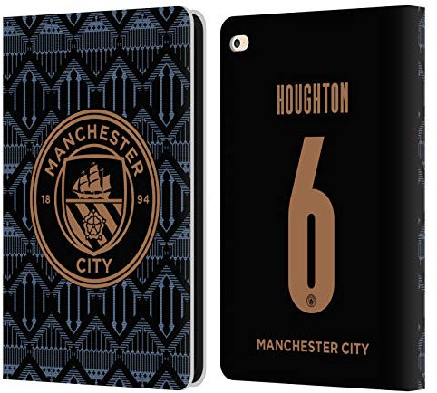 Head Case Designs Offiziell Zugelassen Manchester City Man City FC Steph Houghton 2020/21 Frauen Away Kit Gruppe 1 Leder Brieftaschen Handyhülle Hülle Huelle kompatibel mit Apple iPad Air 2 (2014)