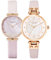 VICTORIA HYDE Damen Armbanduhr Set wasserdichte Rosegold Edelstahlband Quarz Damenuhren für Schwestern Freund (Rosa)