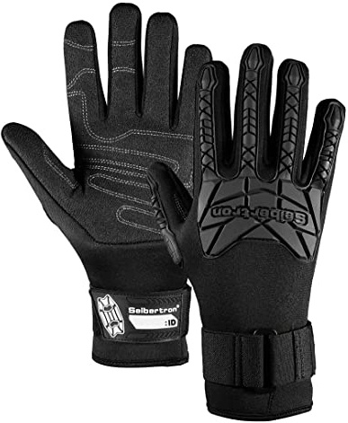 Seibertron C.R.D.G 2.0 Gants de plongée résistants Anti coupures Niveau 5 antidérapants en néoprène Flexible de 3MM Thermiques pour Hommes Femmes la Chasse sous-Marine Le Surf Le Kayak la Natation M