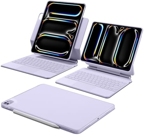 ESR Fodral för iPad Pro 13 tum med tangentbord, magnetisk multilägeshållare