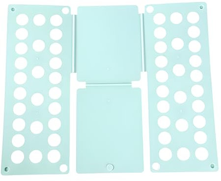 Flawless Fold Clothes Folder for Kids – Easy & Fast T-Shirt Folding Board, Professional Laundry Folder for Shirts, Pants, Sweaters, Clothes Storage Organizer (Light Green)