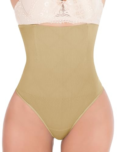 Hioffer 328 Thong Shapewear Tummy Control For Women High Waist Body Shaper