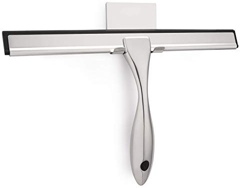 Hiware All-Purpose Shower Squeegee for Shower Doors, Bathroom, Window and Car Glass - Stainless Steel, 10 Inches