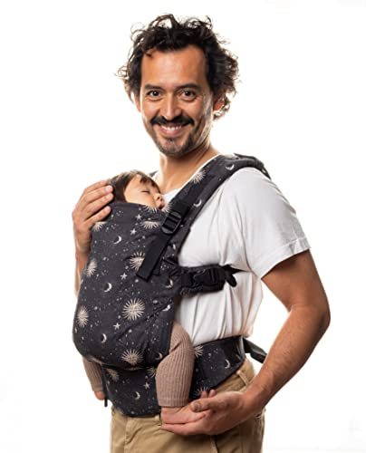 Boba X Mochila Portabebés Ergonómica - Porta Bebés Ajustable para Recién Nacidos y Niños Pequeños (3 a 20 kg), Porteo Seguro - Cosmos