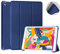INSOLKIDON Compatible with Case for Huawei MediaPad M5 Lite 8 (8.0 Inch), Ultra Slim Lightweight TPU Silicone soft shell Magnetic Cover Case with Stand for MediaPad M5 Lite Tablet case (Navy blue)